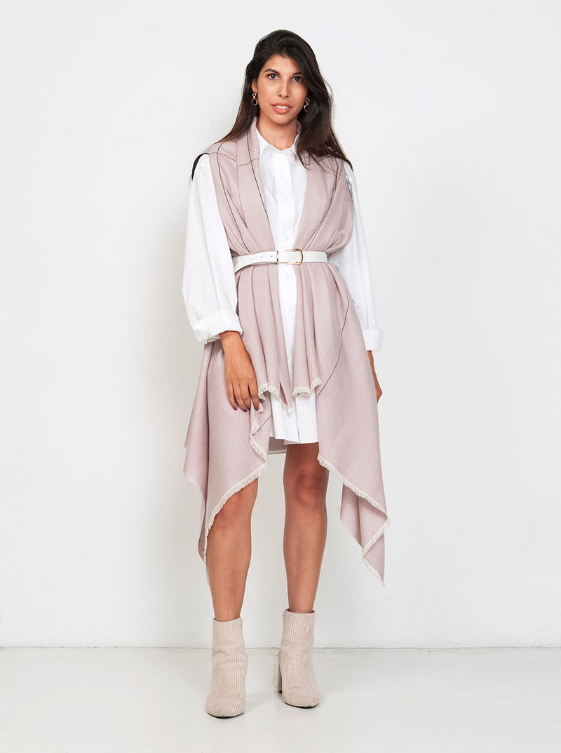 cape infinity lite wool mauve