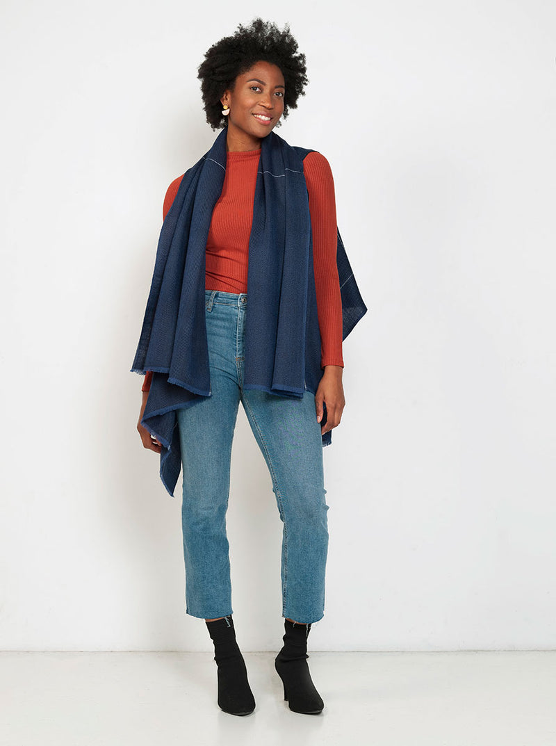 cape infinity lite wool sapphire