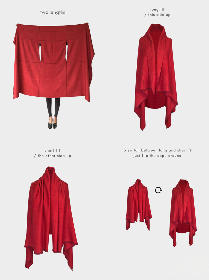 cape infinity lite wool rose