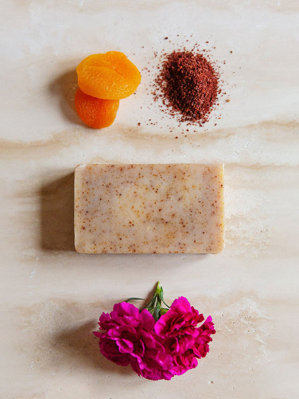 3 pack geranium and apricot scrub
