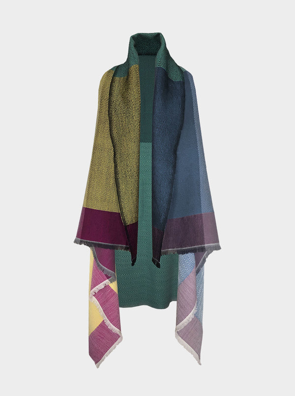 cape infinity wool rainbow
