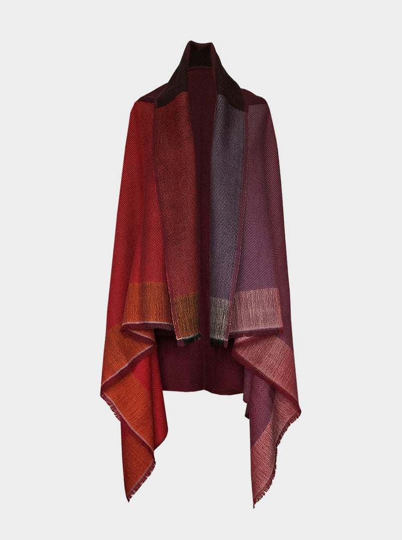 cape infinity wool merlot