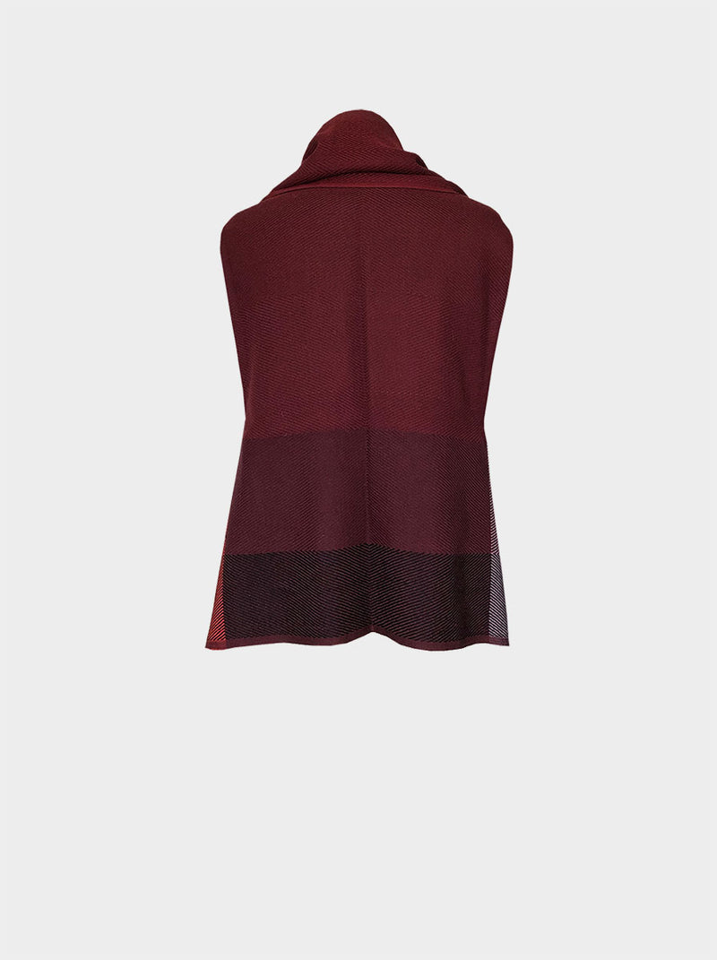 cape infinity wool merlot