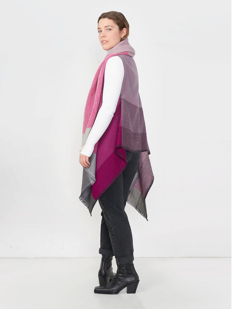 cape infinity wool flamingo