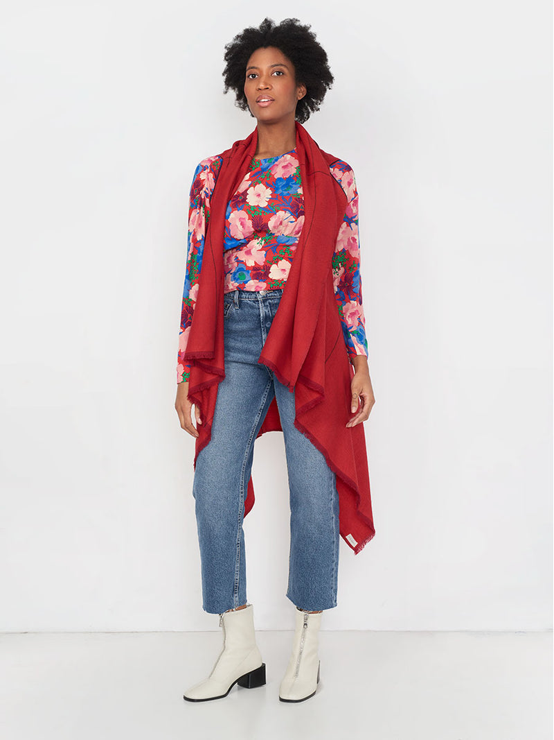 cape infinity lite wool rose