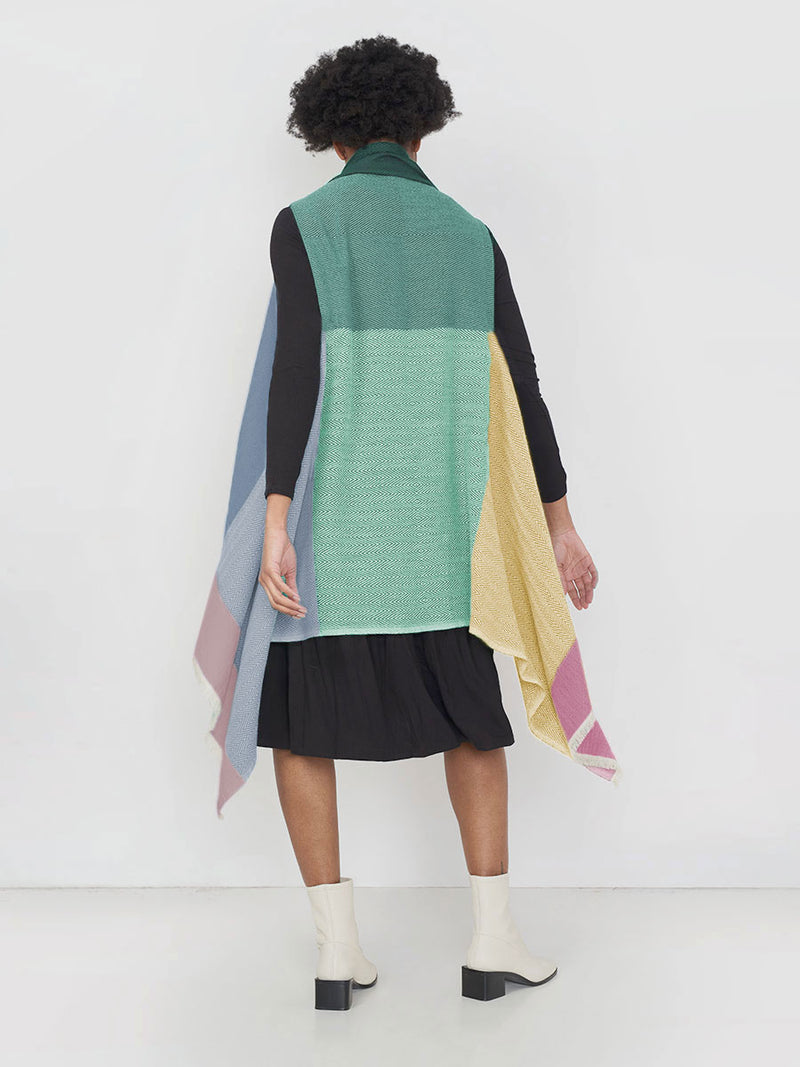cape infinity wool rainbow
