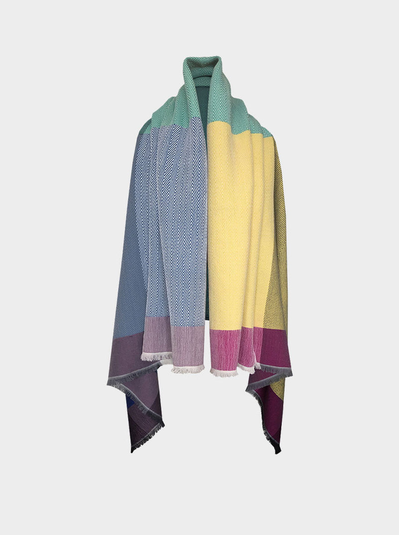 cape infinity wool rainbow