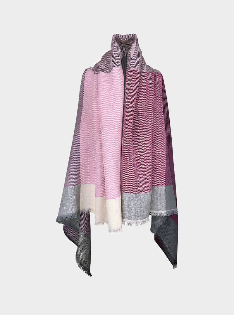 cape infinity wool flamingo