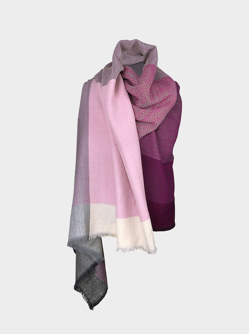 cape infinity wool flamingo