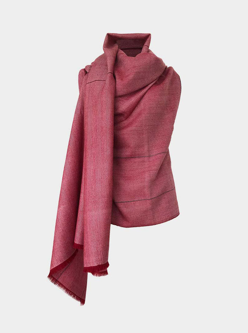 cape infinity lite wool raspberry
