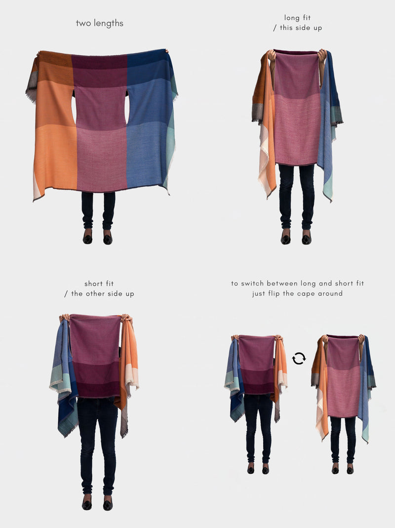 cape infinity wool sunrise