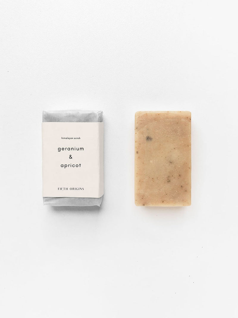 3 pack geranium and apricot scrub