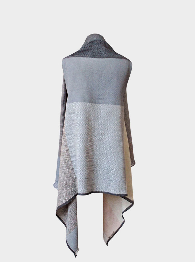 cape infinity wool pebble